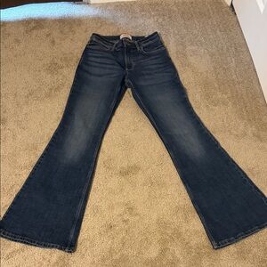 Wrangler Dark Blue Wide Leg Jeans